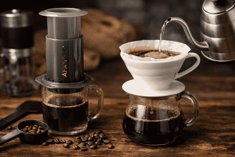 ¿Cuál es la diferencia entre aeropress y v60?