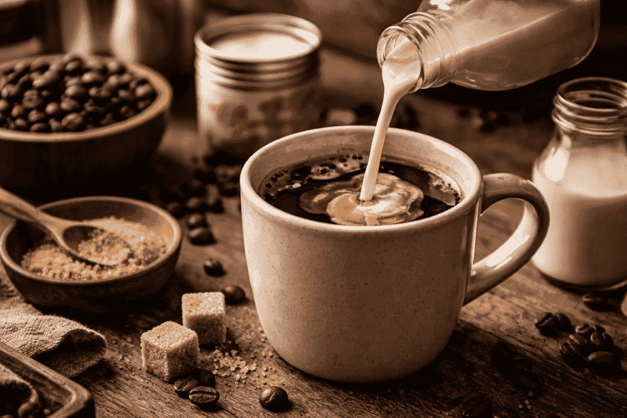 Todo sobre la leche para café: tipos, sabor y uso