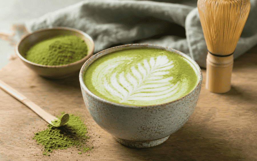El mejor polvo de matcha para un matcha latte