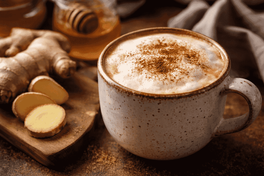Cappuccino de jengibre: ¡café con un toque extra!