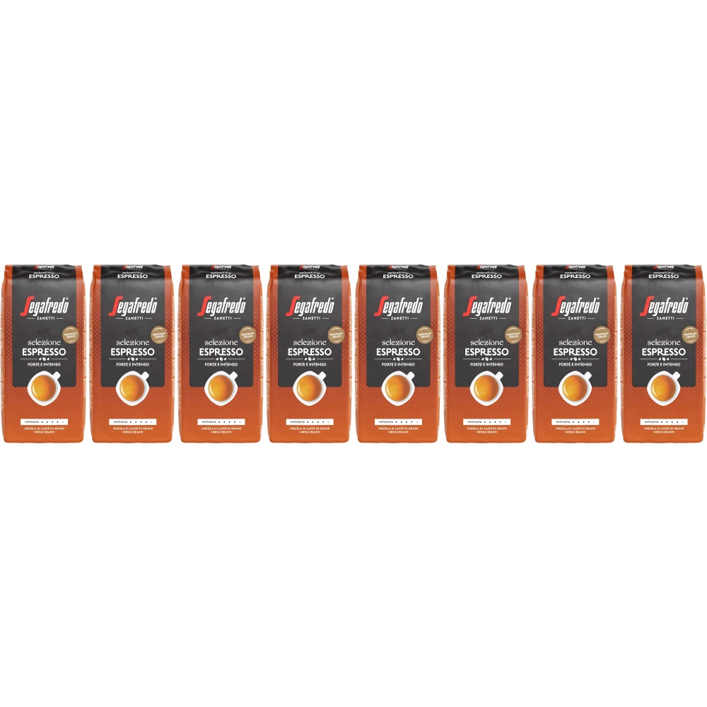Segafredo Selezione Espresso - café en grano - 8 x 1 kilo