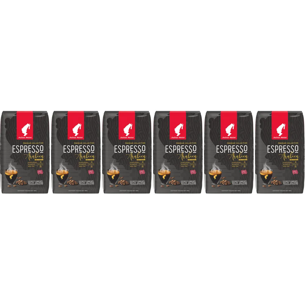 Julius Meinl Espresso Premium Collection - café en grano - 6 x 1 kilo