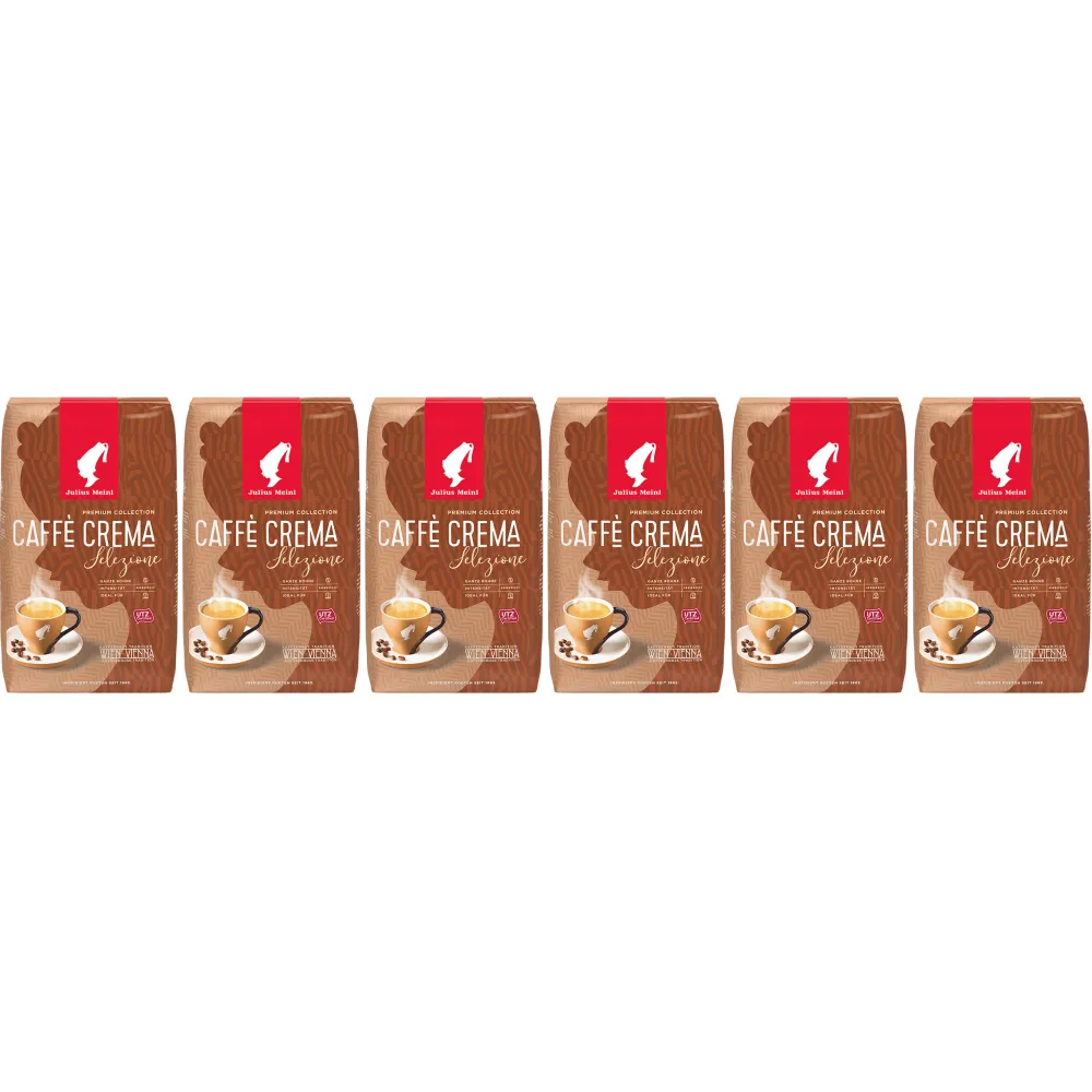 Julius Meinl Caffè Crema Premium Collection - café en grano - 6 x 1 kilo
