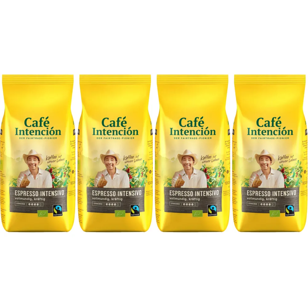 Café Intención Intensivo - café en grano - 4 x 1 kilo