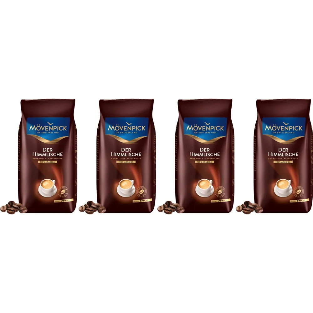 Mövenpick Der Himmlische - café en grano - 4 x 1 kilo