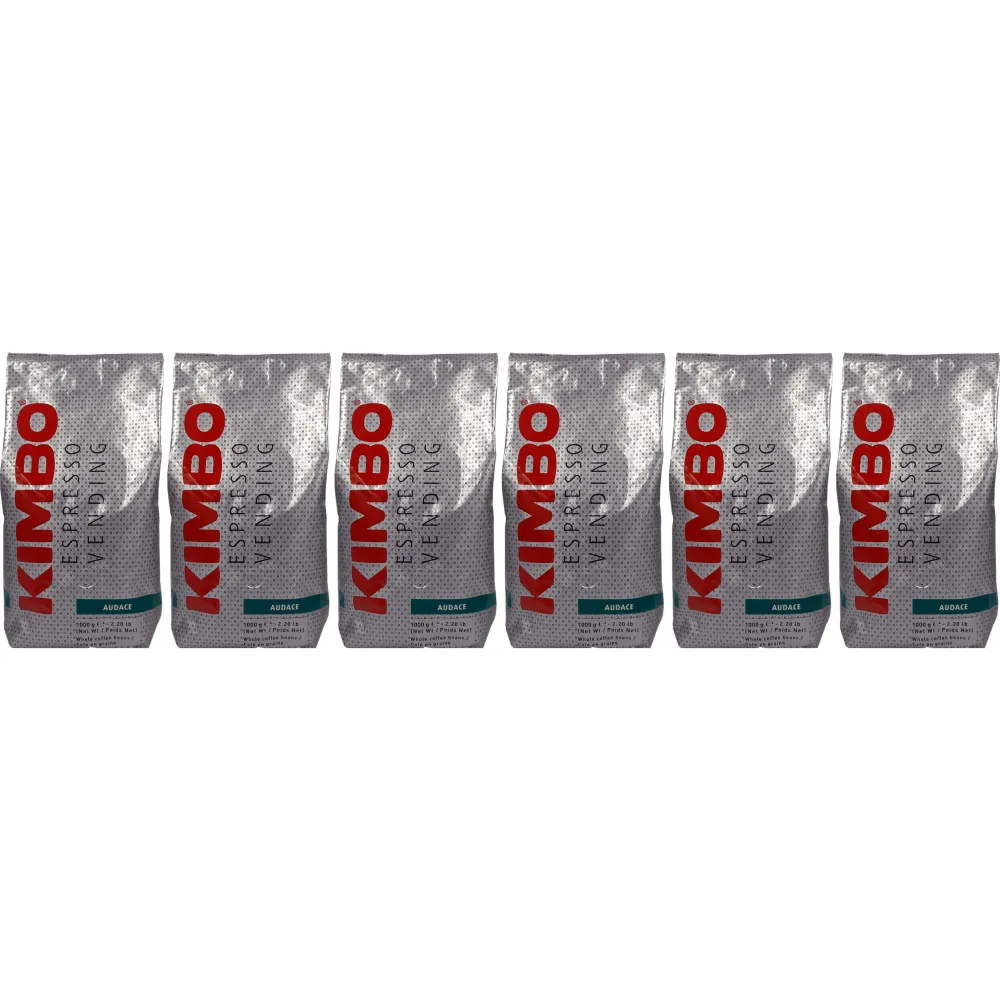 Kimbo Vending Audace - café en grano - 6 x 1 kilo