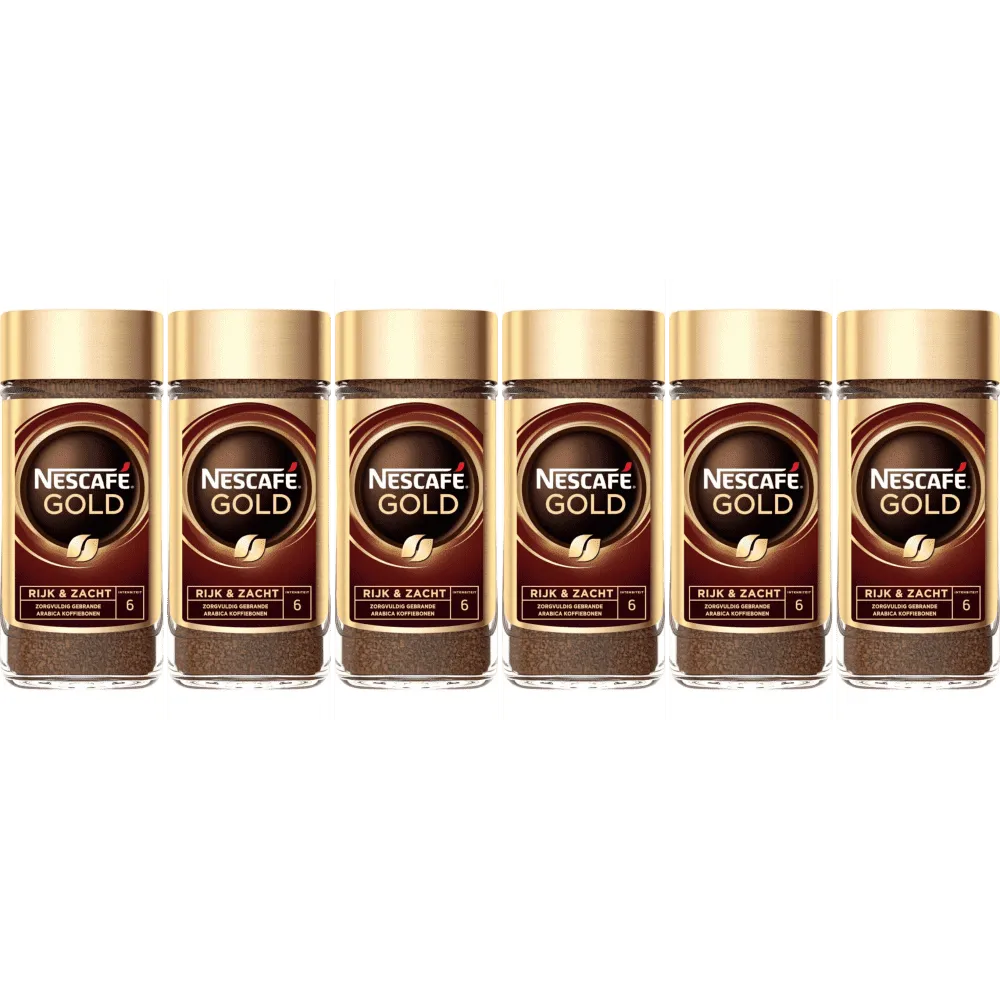 Nescafé Gold - café soluble - 6 x 200 g