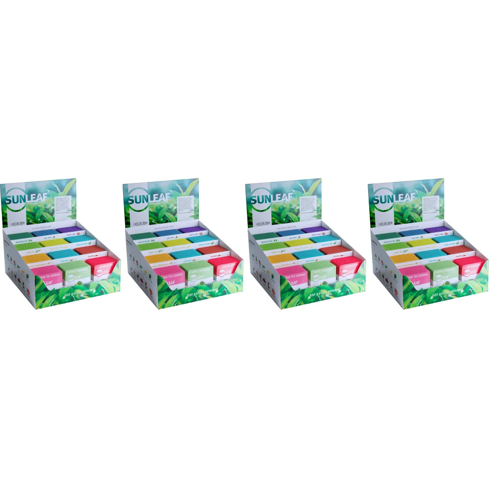 Expositor surtido - Sunleaf - 4 x 12 x 10 bolsitas de té