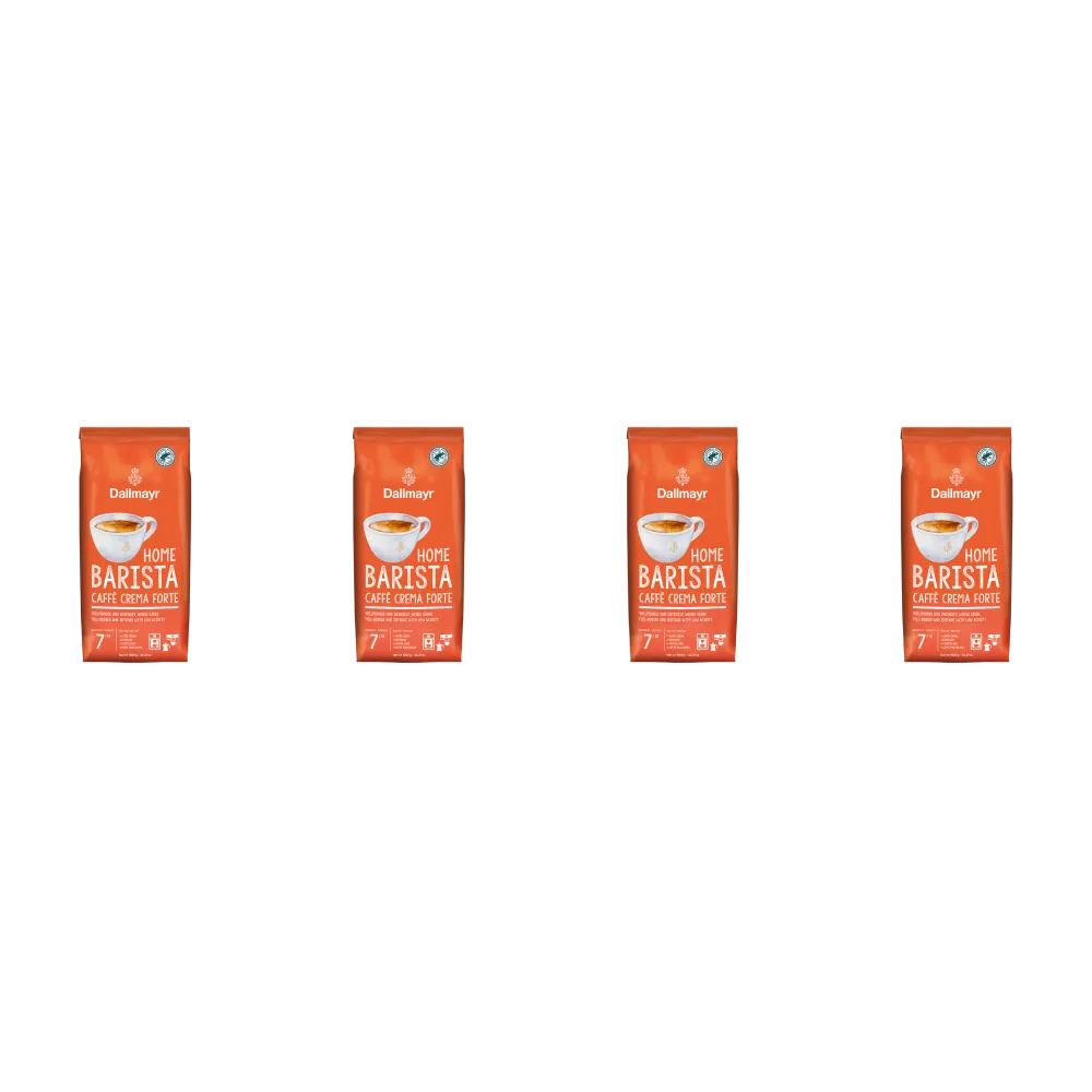 Dallmayr Home Barista Caffè Crema Forte - café en grano - 4 x 1 kilo