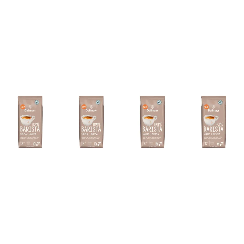 Dallmayr Home Barista Crema e Aroma - café en grano - 4 x 1 kilo