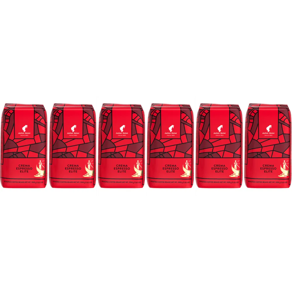 Julius Meinl Crema Espresso Elite Línea Italiana - café en grano - 6 x 1 kilo