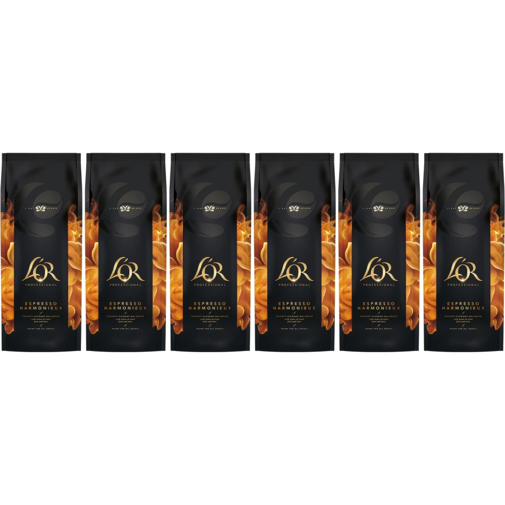 L'OR Harmonieux Espresso - granos de café - 6 x 1 kilo