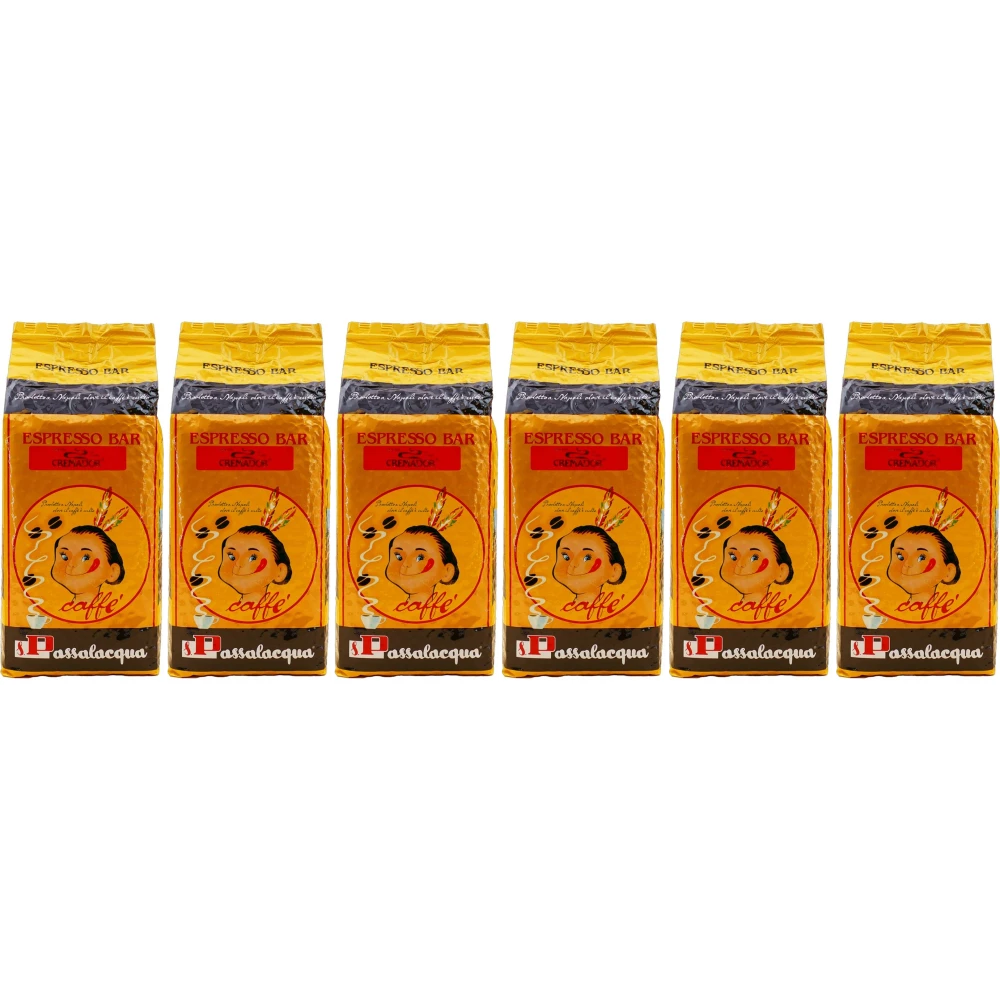 Passalacqua Cremador - granos de café - 6 x 1 kilo