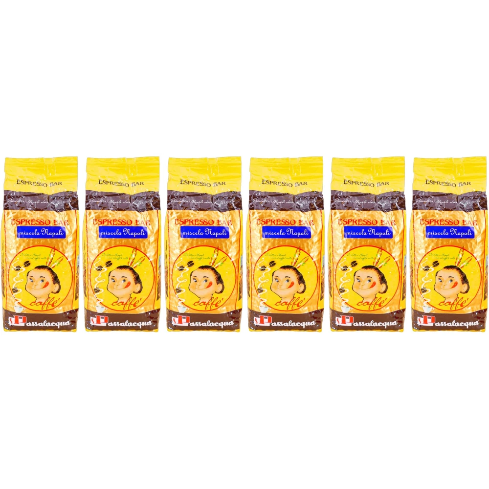 Passalacqua Miscela Napoli - granos de café - 6 x 1 kilo