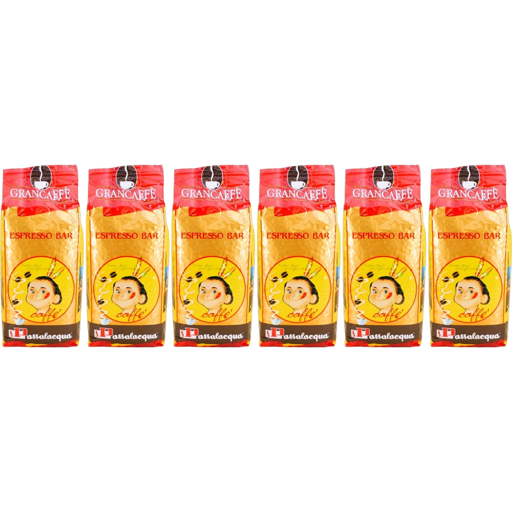 Passalacqua Grancaffè - granos de café - 6 x 1 kilo