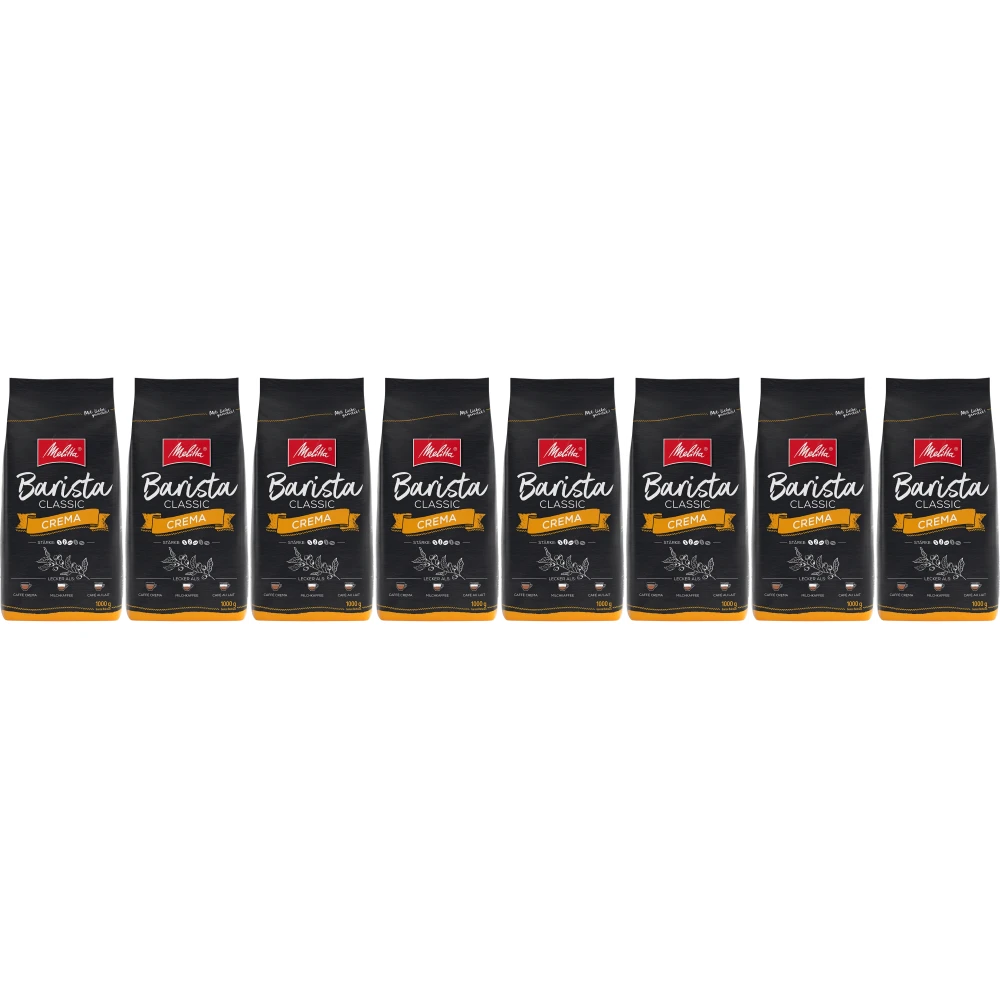 Melitta Barista Classic Crema - granos de café - 8 x 1 kilo