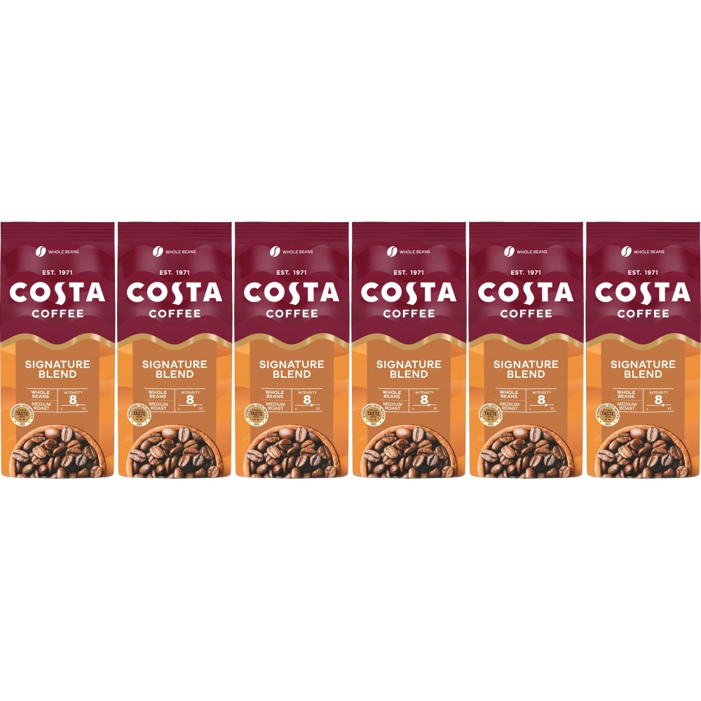 Costa Coffee Signature Blend Tueste Medio - granos de café - 6 x 1 kilo
