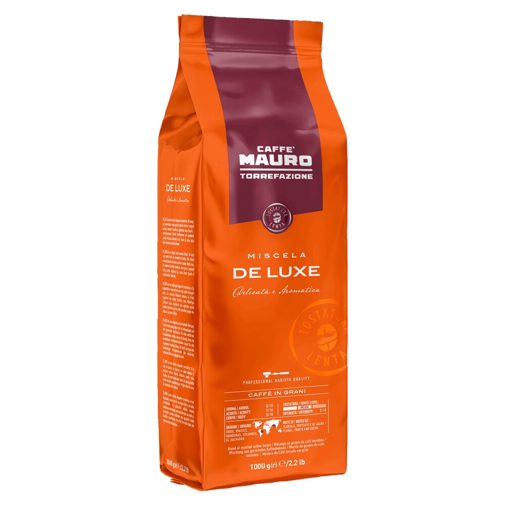 Caffè Mauro De Luxe - granos de café - 6 x 1 kilo
