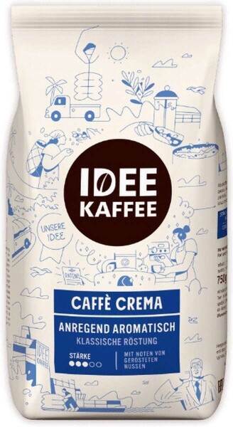 Idee Kaffee Caffè Crema - café en grano - 750 gramos