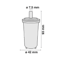 Filtro de agua para cafetera espresso universal