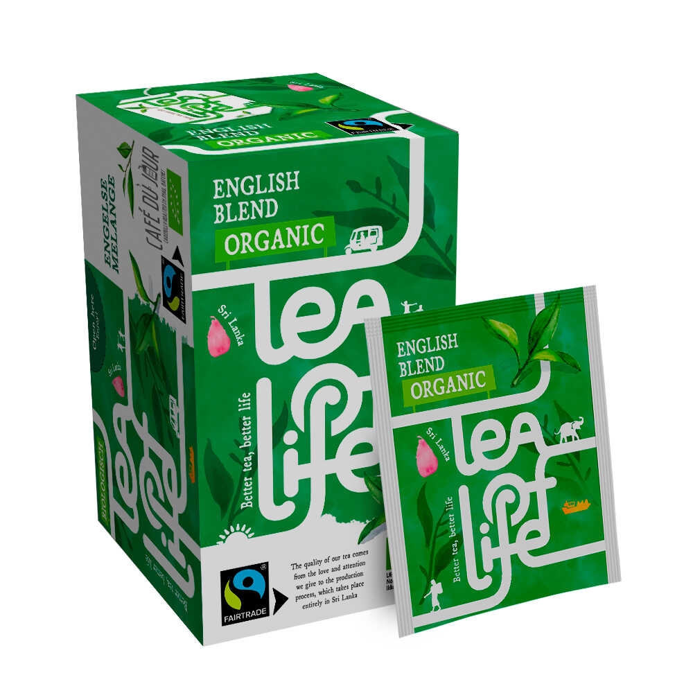 English Blend - Organic & Fairtrade - Tea of Life - 25 bolsitas de té
