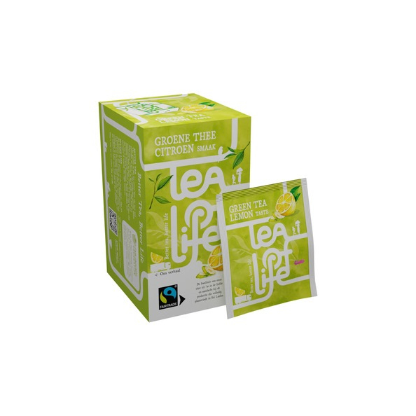 Té Verde Limón - De Comercio Justo - Tea of Life - 25 bolsitas de té