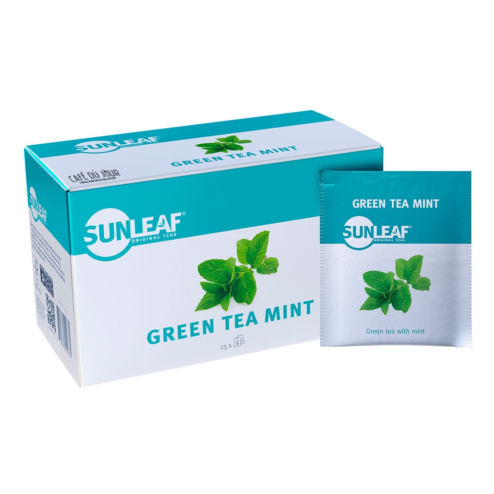 Té Verde Menta - Sunleaf - 25 bolsitas de té