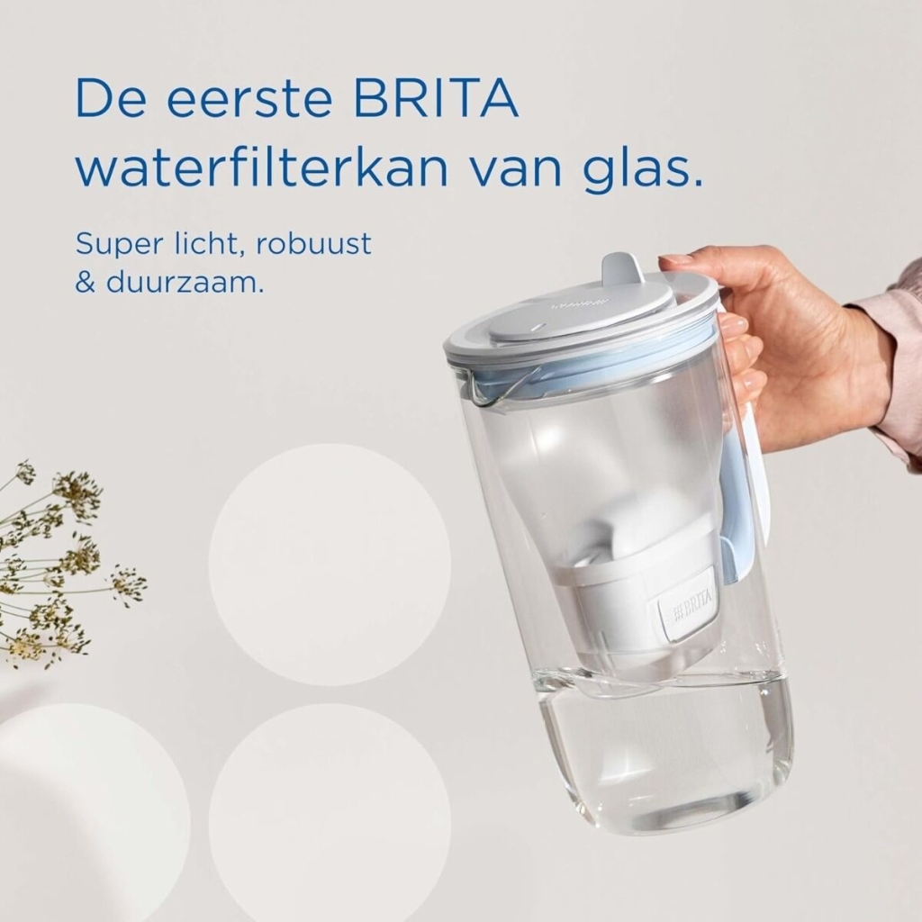 Brita - Jarra con filtro de cristal + 1 cartucho Maxtra 1ST