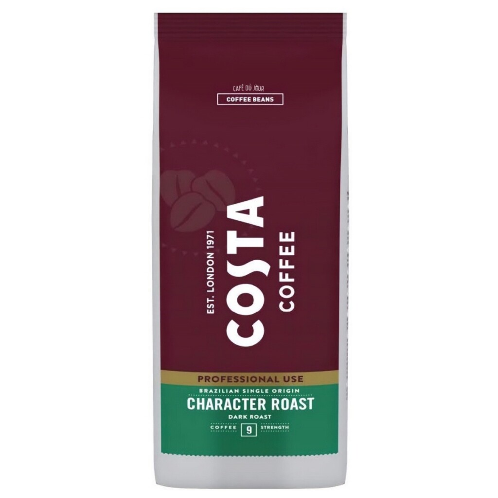 Costa Coffee brasileño de origen único, carácter, tueste oscuro