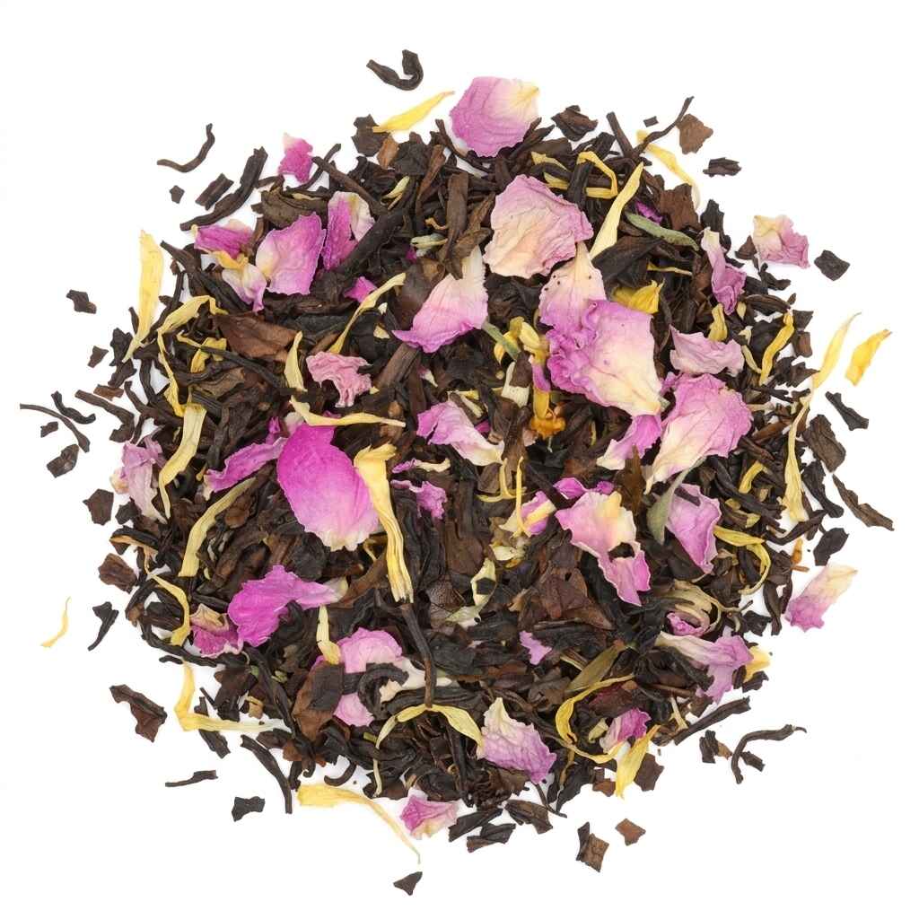 Rose romantique - té oolong 100 gramos - Café du Jour té a granel