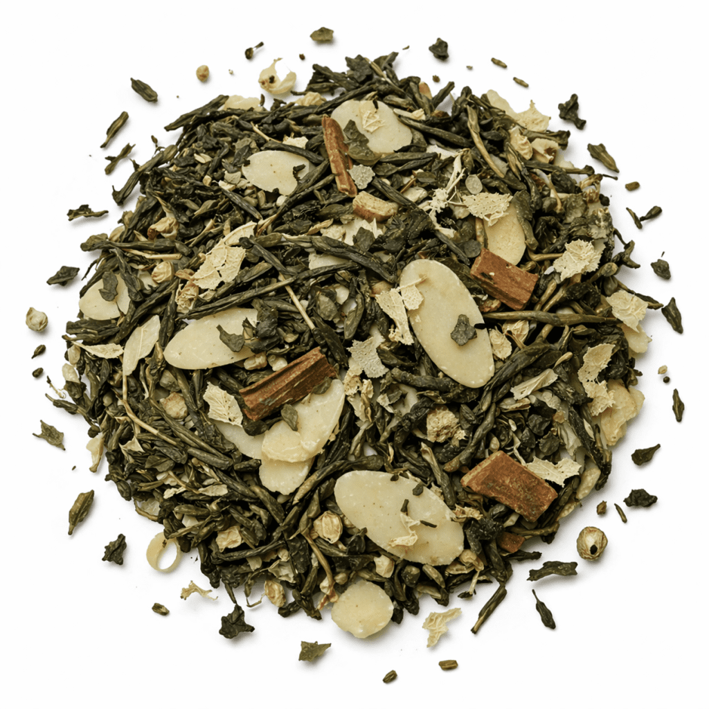 Canela, almendra, cardamomo y vainilla - Té verde 100 gramos - Café du Jour té a granel