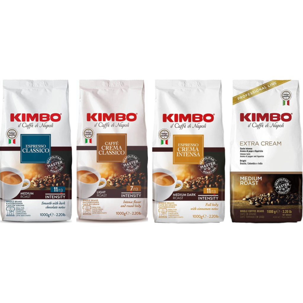 Kimbo Pack Degustación Italiano Clásico - 4 x 1 kg