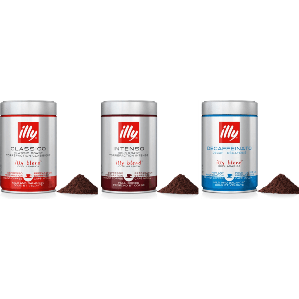 illy Pack Degustación Espresso con Descafeinado - café molido - 3 x 250 gramos