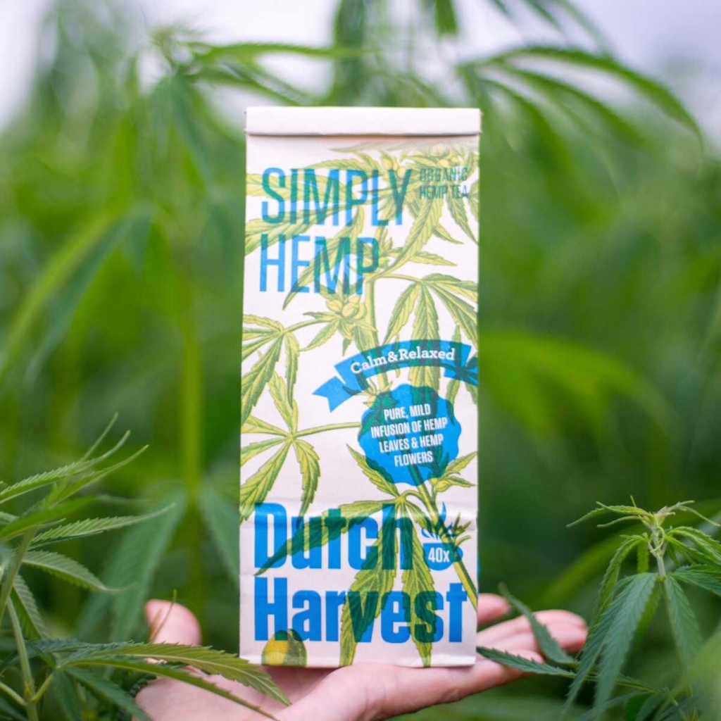 Simply Hemp - Té de cáñamo puro 40 gramos - Dutch Harvest té suelto