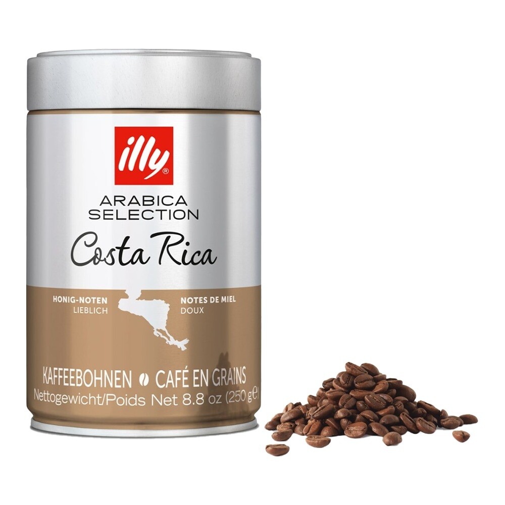 illy - granos de café - Selección Arabica - Costa Rica - 250 gramos