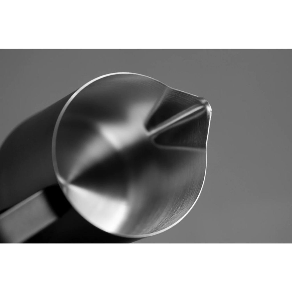 Jarra de leche - acero inoxidable negro mate - 600 ml