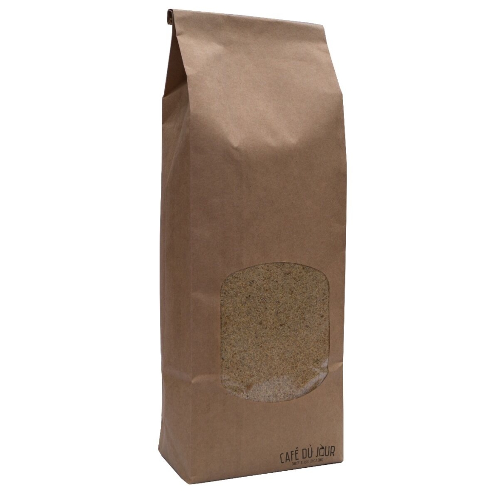 Café molido verde en envase