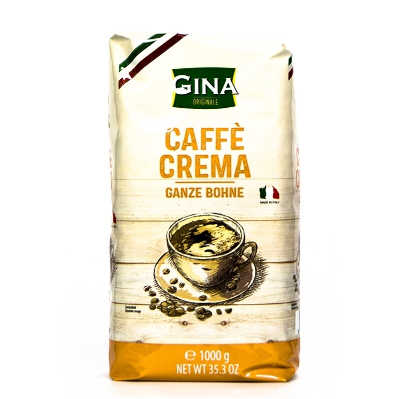 Gina caffè crema granos de café 1 kilo