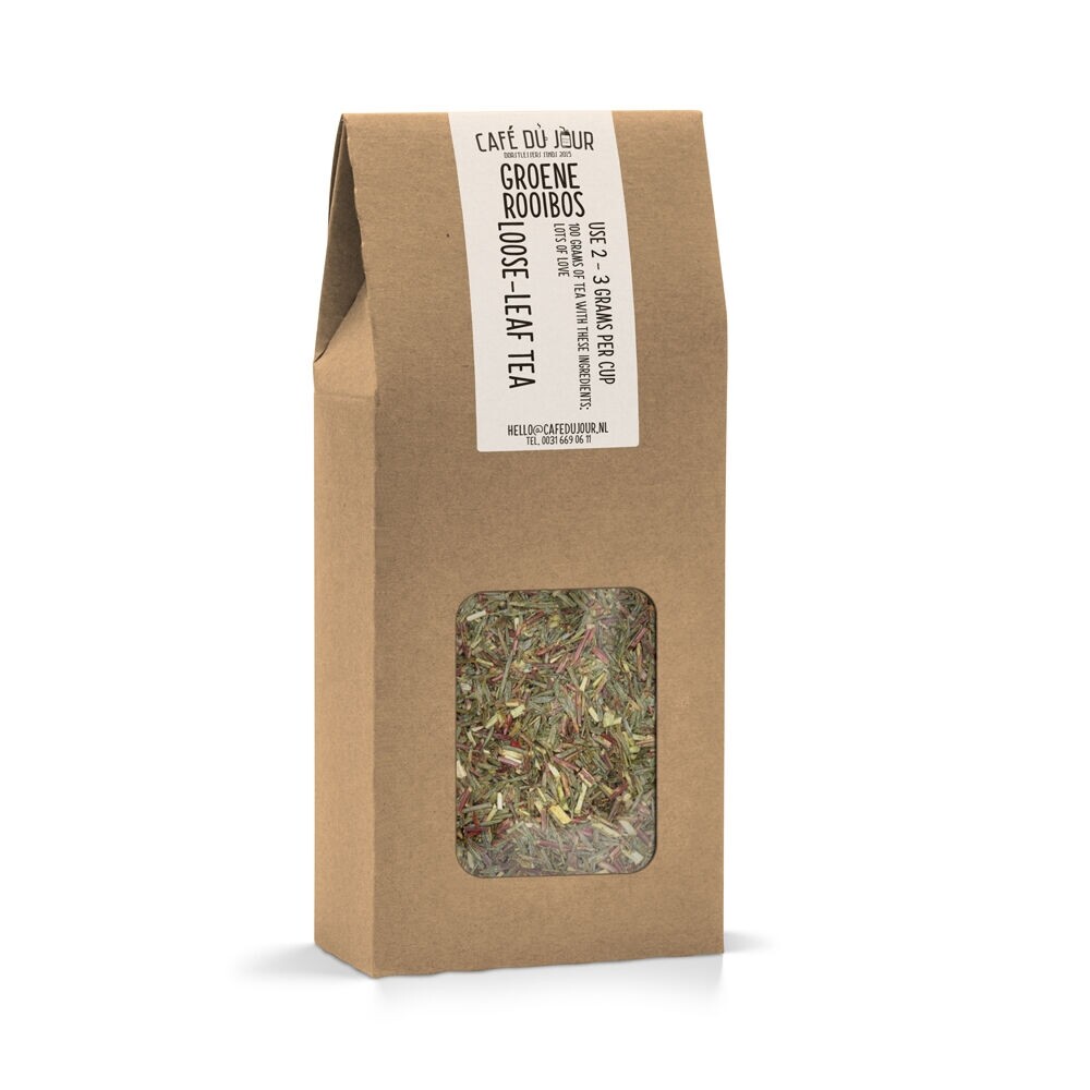 Rooibos verde - Té de Rooibos 100 gramos - Café du Jour té a granel