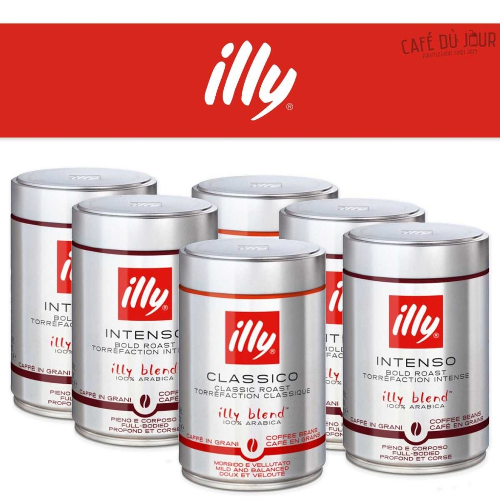 illy paquete mixto automontaje - café en grano - 6 x 250g