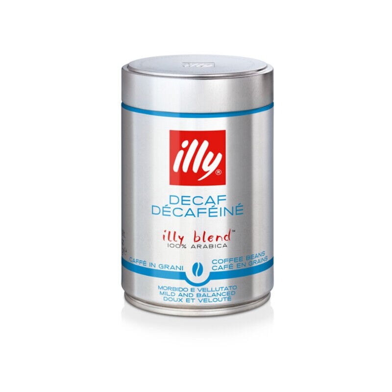 Illy Espresso Descafeinado granos de café sin cafeína 250 gramos