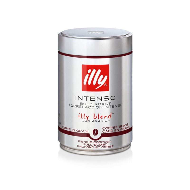 Illy granos de café de tueste oscuro (negro / intenso) 250 gramos