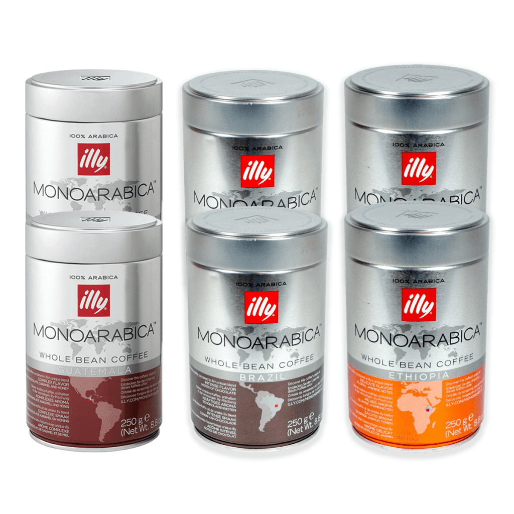 illy Monoarabica paquete degustación - café en grano - 6 x 250g