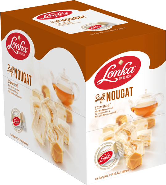 Caramelo de nougat suave 2,57 kg