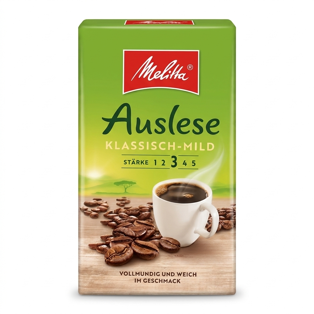 Melitta Auslese Klassisch Mild - café molido - 500 gramos