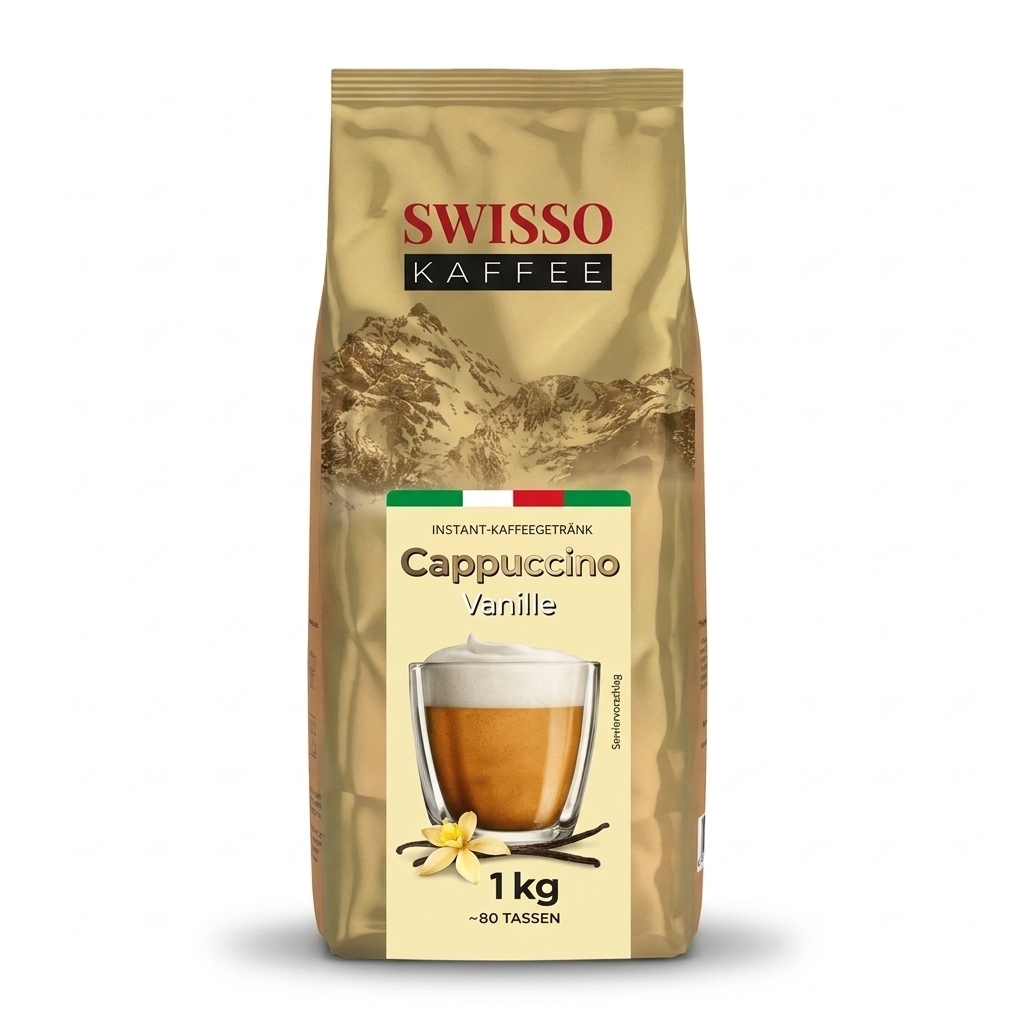 Swisso Kaffee Capuchino Vainilla - capuchino instantáneo - 1 kilo