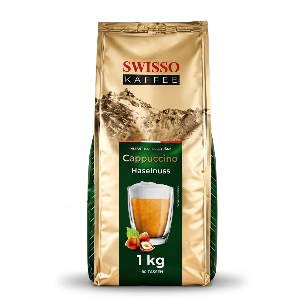 Swisso Kaffee Capuchino Avellana - capuchino instantáneo - 1 kilo