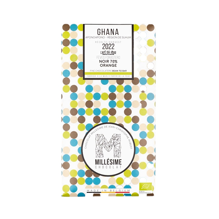 Millésime - Ghana (con naranja) - chocolate negro 70%