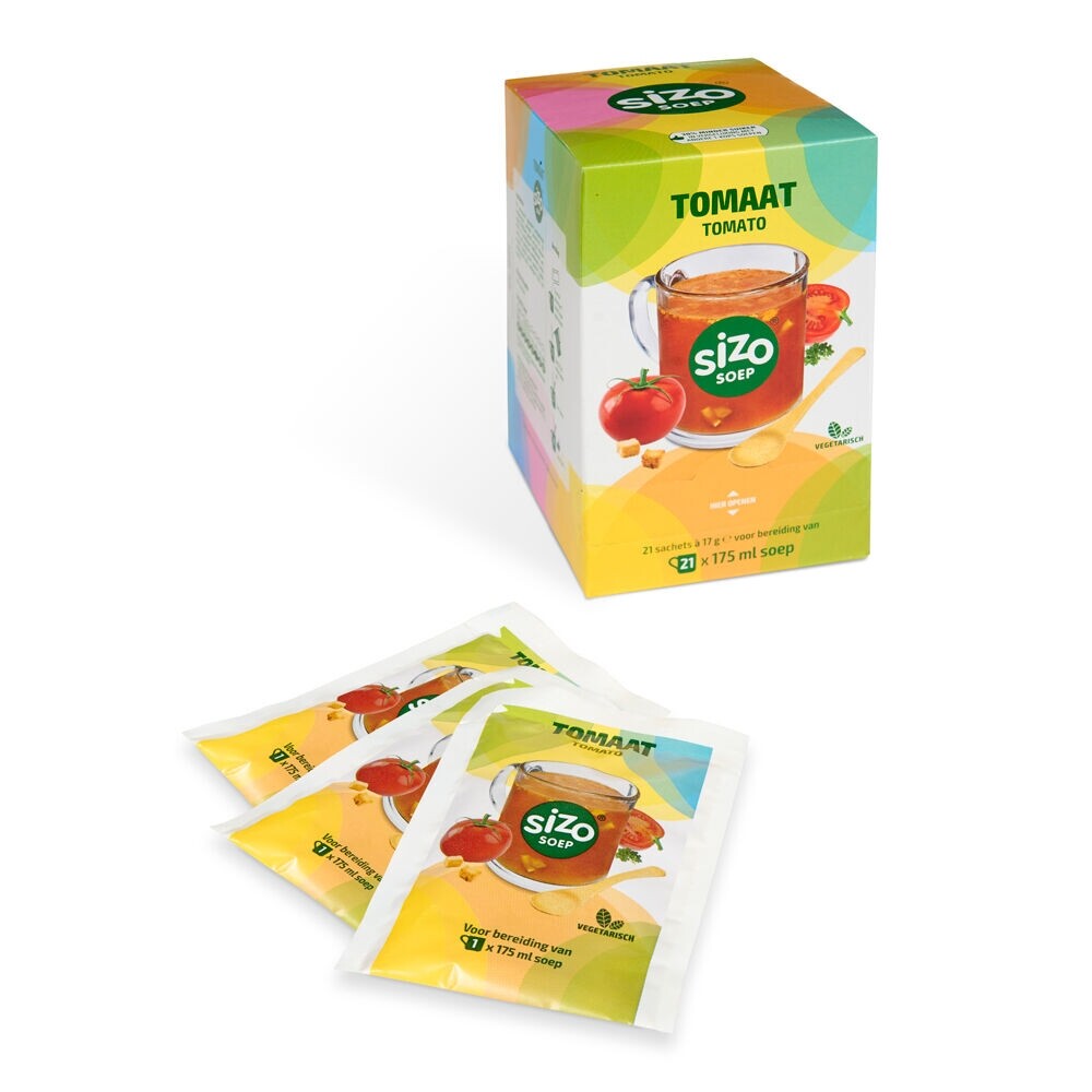 Sizo Soup Tomato - sopa instantánea - 21 sobres