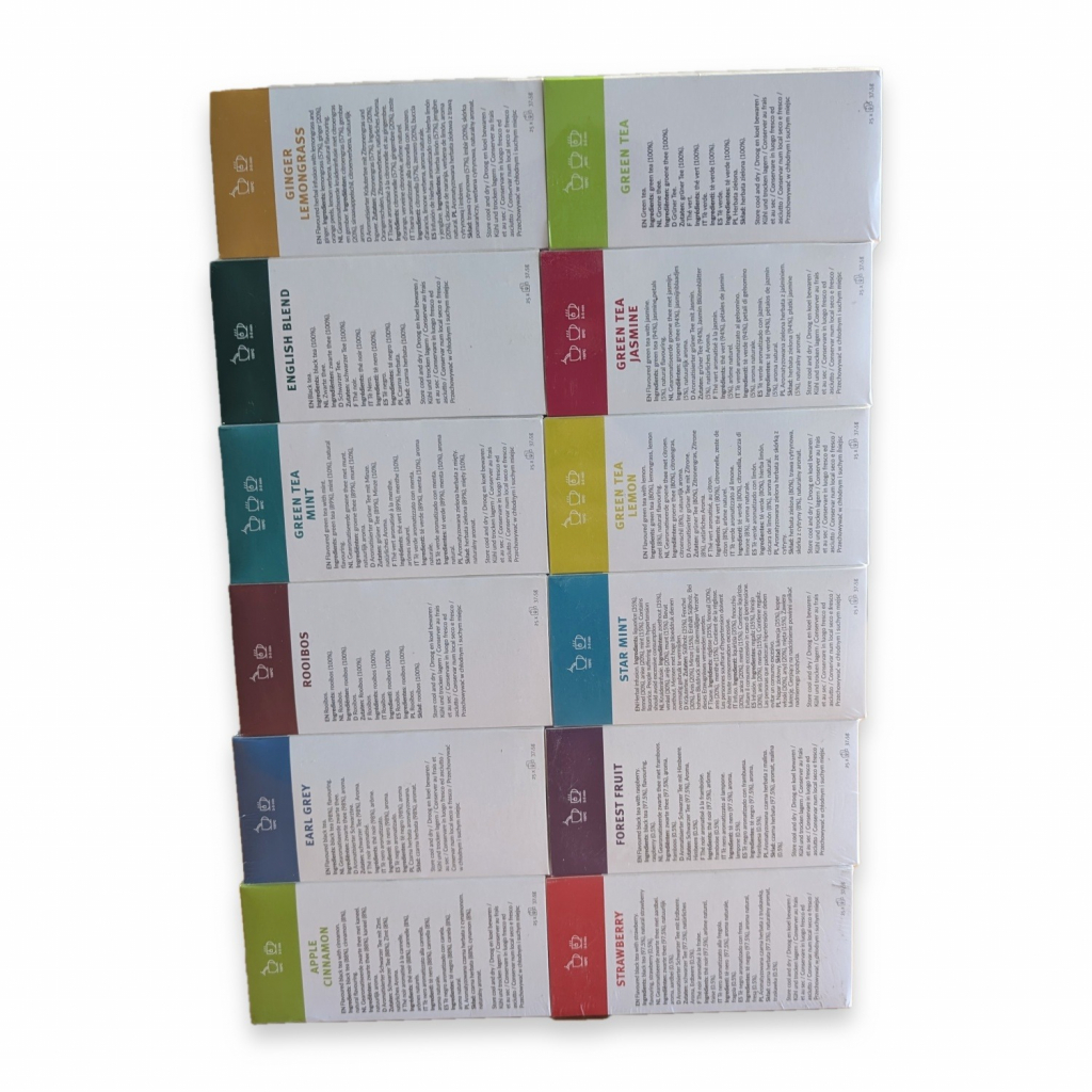 Estuche surtido - Sunleaf - 12 x 25 bolsas de té